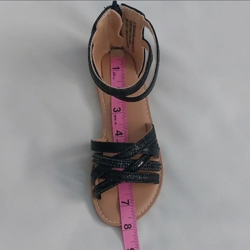 Sonoma Goods For Life Alanna Girls Sandals  Black Size‎ 13